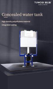 Réservoir de toilette <span class=keywords><strong>suspendu</strong></span> de haute qualité avec pièces de réservoir dissimulées dans le mur Style design moderne avec <span class=keywords><strong>bouton</strong></span> poussoir de réservoir de toilette - Product Image 6