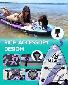 Tabla de Paddle Surf Inflable Aisunss Nueva, Tabla de SUP Inflable <span class=keywords><strong>TOURUS</strong></span> con Certificación CE - Product Image 5