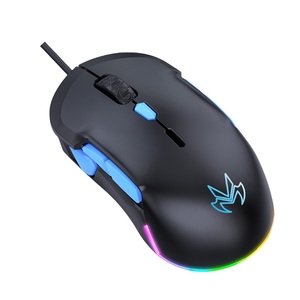 Lyx122 Chuột Chơi Game Có Dây Với 9 Nút 800-4800Dpi RGB + Chạy Ánh Sáng USB Bện Cáp Lập Trình Nút - Product Image 3