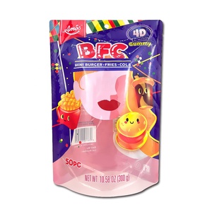Custom Printed clear Window Plastic Candy Sugar Packaging Bag Stand up <b>Pouch</b> - Product Image 4