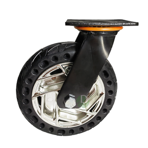 ยางล้อ8นิ้วทนทานดีไซน์รังผึ้งยืดหยุ่นสูงดูดซับแรงกระแทกยางเบรกแบบเงียบผู้ผลิตในจีน - Product Image 5