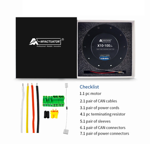 Motor Brushless RMD-X10S2 V3 Tipo Pancake con Encoder, Usado en Robots Humanoides, Actuador Magnético Brushless Outrunner, Motor BLDC para Robots - Product Image 5