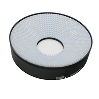 Lampe d'inspection à vision artificielle à anneau LED réglable avec variateur d'intensité pour microscope