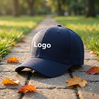 Casquette de baseball vierge en coton à 6 panneaux pour sérigraphie, transfert thermique, sublimation et décoration vinyle, pour la production en gros de casquettes
