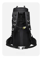 Sac à dos de randonnée pliable et portable unisexe en tissu Oxford imperméable souple de 75 L pour les voyages en plein air, la randonnée et le camping