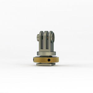 Base de Zapata Fría Mini de 3 Ranuras Compatible con <span class=keywords><strong>GoPro</strong></span> <span class=keywords><strong>HERO10</strong></span> - Adaptador de Aleación de Aluminio para Accesorios de Cámara de Acción Xiaomi Yi - Product Image 2