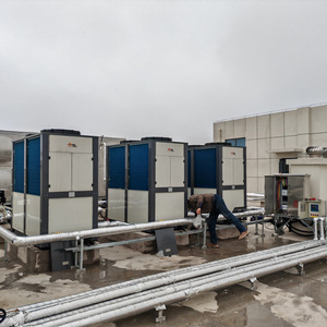 <b>Solar</b> Water Heater System With Air Source Heat <b>Pump</b> For Dormitory Building Shandong Jinan Energy Saving Pressurized Metal - Product Image 1