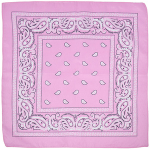 بانداناس مربعة كلاسيكية بنقشة بيزلي مصنوعة من البوليستر المعاد تدويره 100٪ بتصميم هيب هوب مخصص وشعار مطبوع بالجملة - Product Image 6