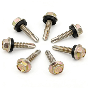 Tornillos Autoperforantes de Cabeza Hexagonal Exterior M5.5 con Revestimiento de Zinc de Fábrica Bibo Yaente - Fijaciones de Cola de Golondrina para Construcción Métrica - Product Image 5