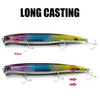 Leurre Artificiel Minnow Transfrontalier en Acier Inoxydable 13cm/20g pour la Pêche – Vente en Gros