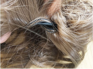 Xinran — <span class=keywords><strong>Chignon</strong></span> élastique synthétique, Extensions capillaires pour queue de cheval, chevelure crépue et bouclée pour femmes, vente en gros - Product Image 5