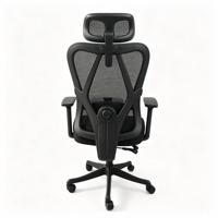 Chaise de bureau ergonomique en maille avec appui-tête, pivotante et réglable, dossier haut, pour ordinateur, vente en gros d'usine, OEM ODM, Silla De Oficina