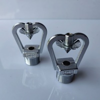 Tête de sprinkler d'incendie ZSTWB15-40, buse centrifuge à brume d'eau en acier inoxydable DN15, type à impact à vitesse moyenne, anti-poussière