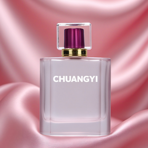 Nhà Máy Bán Buôn Rỗng Tùy Chỉnh Sang Trọng Matte Màu Hồng Vuông 50ml100ml Nước Hoa Thủy Tinh Phun Chai Với Nắp Nhựa Và Hộp Đóng Gói - Product Image 6