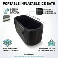 Baignoire Balnéo d'Angle Gonflable en PVC Durable pour 1 Personne, Spa Portable Confortable pour la Maison et la Famille