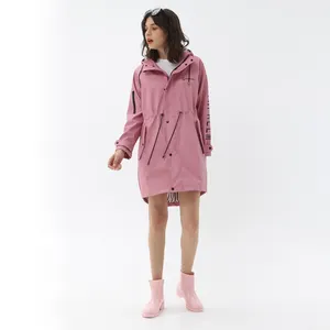 Rainfreem Factory Direct Sale Adults Waterproof Raincoat Suitable For Summer Raining Pink
