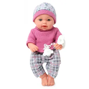 新款热销产品真人手工硅胶乙烯基重生婴儿娃娃，用于绘画栩栩如生的新生儿服装套装