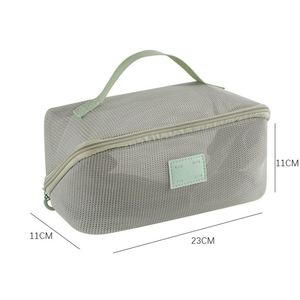 Small Travel Kit Storage <b>Pouch</b> Clear Portable Toiletry Bags for Women Mesh Makeup Bag Cosmetic Bag - Product Image 6