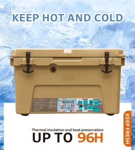 Atacado 20L 50L <span class=keywords><strong>70L</strong></span> 110L Unidade-uv Durável Isolado Hard Cooler Peito De Gelo Rotomolded Cooler <span class=keywords><strong>Box</strong></span> para Camping/Uso De Alimentos De Pesca - Product Image 5