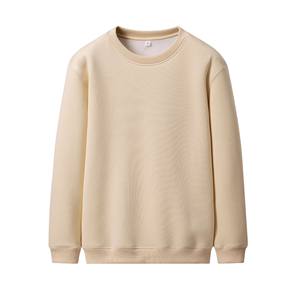 Sweat-shirts à col rond unisexes de haute qualité OEM en molleton français, personnalisables avec logo, en coton et polyester, poids lourd, pour hommes - Product Image 3