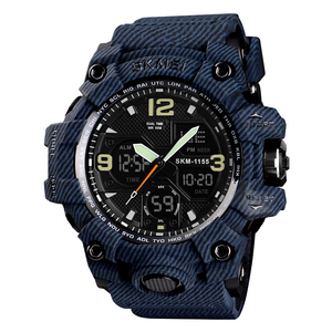 DF Green camouflage S04 Students Men Outdoor Sports Watches <b>Rugged</b> Durable Camouflage Co Lors <b>Large</b> Face Waterproof - Product Image 6