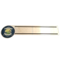Plaques nominatives d'employé de bureau Plaques en émail souple plaque d'insigne de nom réutilisable plaque vierge en métal avec épingle de sûreté Souvenir personnalisé Europe