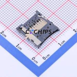 XKTF-1250-21 SD Card / Memory Card Connector SMD Connector Self-Return Type MicroSD Card (TF Card) Card Holder 1.75mm - Product Image 2