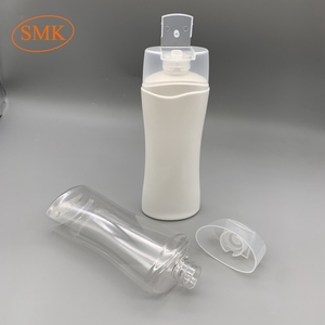 แชมพูแบนและขวดบีบพลาสติกที่ดีที่สุดขาย 240ml 300ml เครื่องสําอางค์หน้าจอการพิมพ์ PET สกรูหมวก <span class=keywords><strong>SMK</strong></span> ชาสัตว์เลี้ยง 10000 ชิ้น - Product Image 4