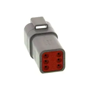 Cabo de 6 pinos à prova d'água para carro, terminais Deutsch DT macho fêmea, conector elétrico automotivo DT04-6P DT04-6P