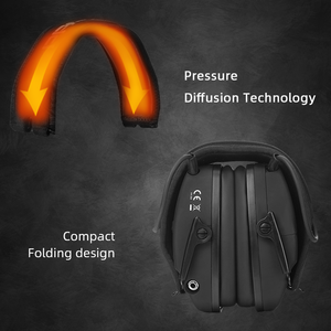 Contrôle du Volume indépendant antibruit <span class=keywords><strong>Bluetooth</strong></span> chasse cache-oreilles personnalisé pliable Rechargeable électronique cache-oreilles - Product Image 5