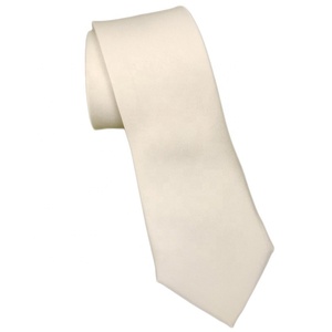 Leere Männer Erwachsene Kinder Weiß Polyester Sublimation Krawatte - Product Image 1