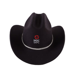 قبعة رعاة البقر الغربية بشعار مخصص بالجملة - للأعمال والرياضة في الهواء الطلق لجميع المواسم للجنسين 100% بوليستر - Product Image 4