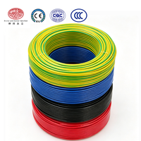 Câble de connexion domestique économique en aluminium recouvert de cuivre, isolé en PVC, flexible, ignifuge, résistant à l'usure, BV CCA