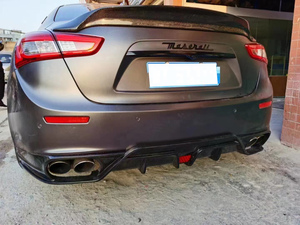 ชุดแต่งคุณภาพสูง Runde สำหรับ Maserati Ghibli อัพเกรดสไตล์ <span class=keywords><strong>PK</strong></span> คาร์บอนไฟเบอร์ ชุดแต่งรอบคัน ประกอบด้วย สเกิร์ตหน้า สเกิร์ตข้าง และดิฟฟิวเซอร์หลัง - Product Image 6