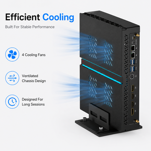 Mini <span class=keywords><strong>PC</strong></span> de jeu professionnel Msecore MV300 Intel I9 Double LAN WiFi 6E BT5.3 Prix de gros OEM ODM - Product Image 4