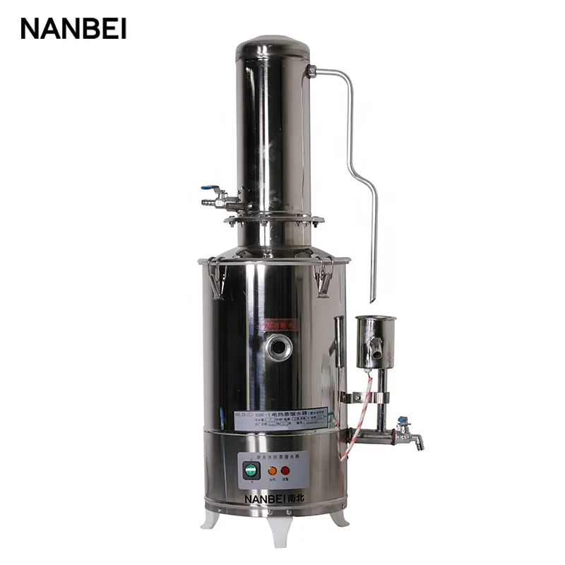 Stainless steel steam distillation apparatus electric automatic water distiller 5 liter