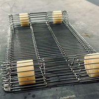 Bande transporteuse en acier inoxydable de qualité alimentaire Yuchen, personnalisée, résistante aux hautes températures, en maille métallique