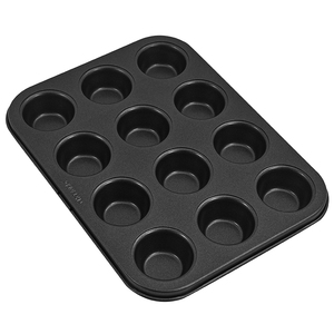Non-stick backformen stahl 12 tasse <span class=keywords><strong>mini</strong></span> <span class=keywords><strong>muffin</strong></span> pan - Product Image 5