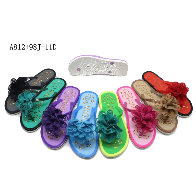 2020 Summer Beach Slipper Flip Flops Schuhe für Frauen