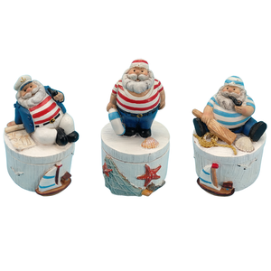 Phong Cách Hải Lý Thủ Công Nhựa Thủy Thủ Bức Tượng Vẽ Tay Đại Dương Chủ Đề Lưu Niệm Cho Trang Trí Nội Thất Bằng Thủ Công Mỹ Nghệ - Product Image 3