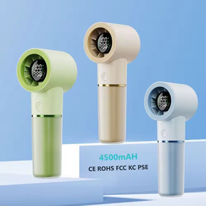 New Design LED Display 4500mAh Battery High Speed Handheld <b>Mini</b> <b>Fan</b> Portable Rechargeable Summer Travel Pocket HandFan - Product Image 1