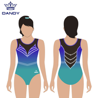 Justaucorps de gymnastique Mystique pour compétition, sans manches, justaucorps de gymnastique pour enfants, justaucorps de gymnastique avec strass AB
