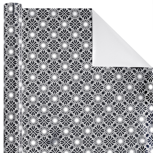 Graduation Season <b>Glossy</b> Black Floral Printed Wrapping <b>Paper</b> Flower & Cake Decorative Packing <b>Paper</b> - Product Image 5