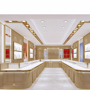 Custom Jewelry Shop Design Luxury Jewelry Store Interior Design Furniture Display Showcase Layout Retail Design Service - Product Image 3