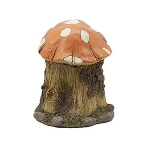 Casa Decorativa de Resina con Forma de Rana y <span class=keywords><strong>Sapo</strong></span>, Escultura con Techo de Hongo para Arte de Jardín y Adorno de Paisaje - Product Image 5