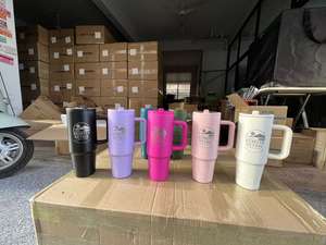 Venta de fábrica original tapas de repuesto a prueba de fugas para vaso de 40 oz sin BPA 40 oz tazas Stan reemplazar tapa de cubierta de paja abatible - Product Image 6