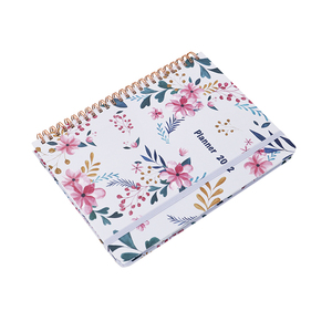 Binder Leather A6 Binder Planners And Notebooks Custom 2022 Binder Notebook Planner A6/A5 PU Leather Spiral Journal Notebook