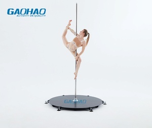 Kit de Barra de Baile con Escenario GAOHAO - Barra de Baile Profesional de 45 mm Giratoria y Estática, Desmontable y Portátil - Product Image 1