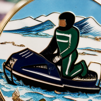 Badges en métal personnalisés en émail souple avec logo pour la cérémonie du blézer et les récompenses infirmières, vente en gros et en vrac