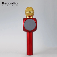 Microphone Karaoké Portable Bluetooth GAM-H8 avec Haut-parleur et Lumières LED, Microphone USB